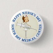 メディカルセンターナースの日 缶バッジ (正面)