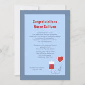 メディカルセンター卒業招待状 招待状 (正面)