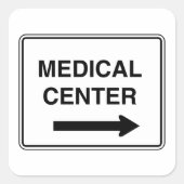 メディカルセンター標識 スクエアシール (正面)