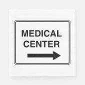 メディカルセンター標識 スタンダードランチョンナプキン (正面)