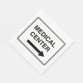 メディカルセンター標識 スタンダードランチョンナプキン (角)