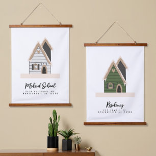 メディカルトレーニングジャーニーカスタムハウス 吊り下げ型タペストリー