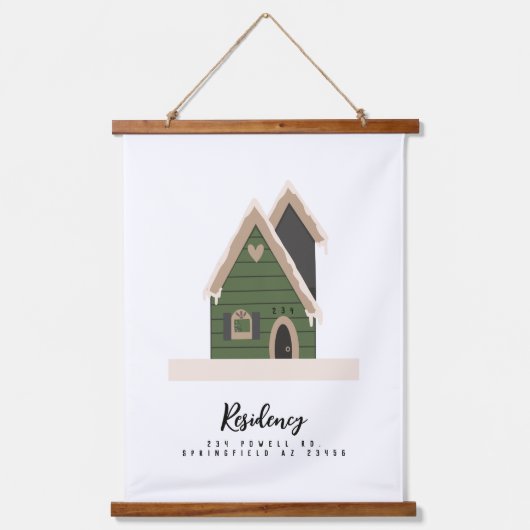 メディカルトレーニングジャーニーカスタムハウス 吊り下げ型タペストリー (正面2)