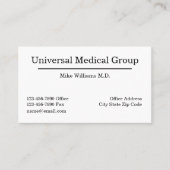 メディカルドクターアポイントメント 名刺 (正面)