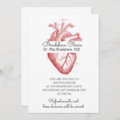 メディカルドクターカーディオロジストオープンハウス 招待状 (正面/裏面)