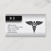 メディカルドクターシルバー 名刺 (裏面)