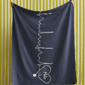 メディカルドクターナースカスタムカラーパーソナライズされた シェルパブランケット