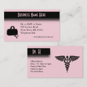 メディカルドクターナースピンク 名刺 (正面/裏面)