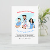 メディカルヒーローサンキューカード (スタンド正面)