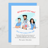 メディカルヒーローサンキューカード (正面/裏面)