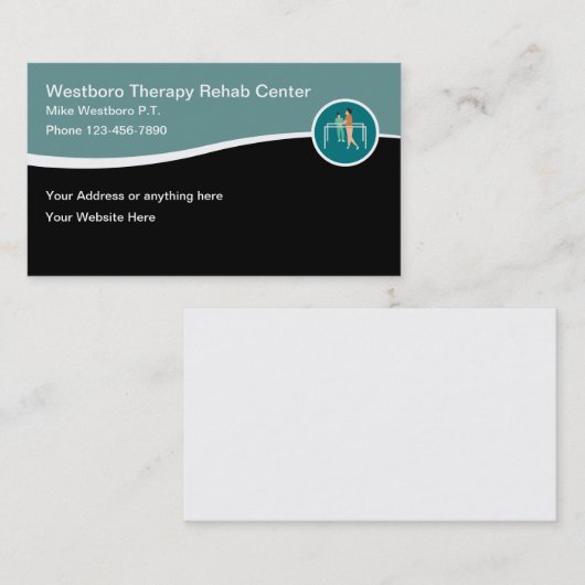 メディカルフィジカルセラピーリハブセンター 名刺 (正面/裏面)