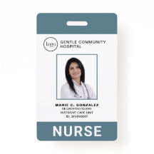 メディカルブルーグレー病院のロゴ写真IDナース