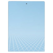 メディカルホワイト3Dカドゥセウスブルーデザイン クリップボード (裏面)