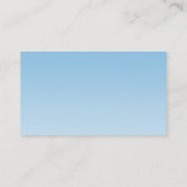 メディカルホワイト3Dカドゥセウスブルーデザイン 名刺 (裏面)