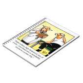 メディカルユーモアノート贈呈品 ノートブック (左側)