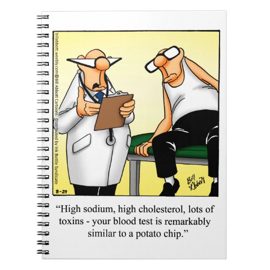 メディカルユーモアノート贈呈品 ノートブック (正面)