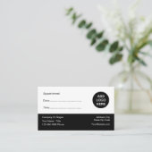 メディカルロゴアポイントメントリマインダー名刺 予約カード (スタンド正面)