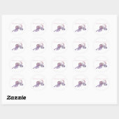メディカル管理のキュートなピンクの薬瓶のガーリーなデザイン ラウンドシール (シート)