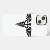 メディカル・カドゥケウス iPhoneケース (裏面横)