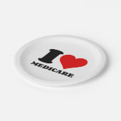 メディケアが大好き ペーパープレート (アングル)