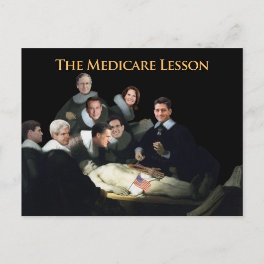 メディケアのレッスン ポストカード (正面)