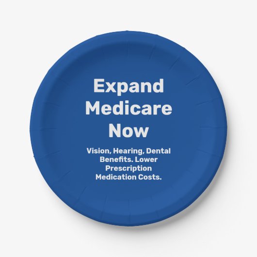 メディケアを拡大紙プレート ペーパープレート (正面)