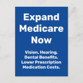 メディケアを拡大 ポストカード (正面)