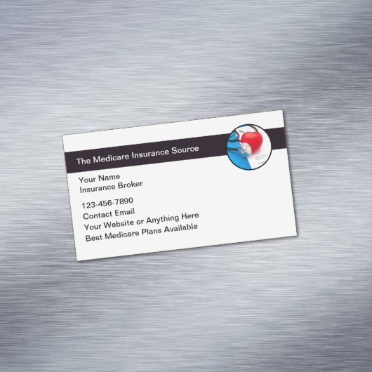メディケア保険代理店業者 マグネット名刺 (インサイチュ)