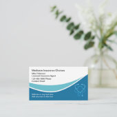 メディケア健康保険免許代理人 名刺 (スタンド正面)