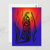 メディシンウーマンサンライズ祈りの言葉 ポストカード (正面/裏面)