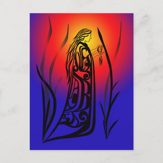 メディシンウーマンサンライズ祈りの言葉 ポストカード (正面)