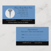 メディシンヘルスブルーメディカルドクターアポイントメント 予約カード (正面/裏面)