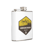 メディシンロックス州パークモンタナ フラスク (右)