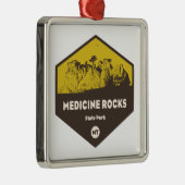 メディシンロックス州パークモンタナ メタルオーナメント (右)
