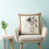 メディシン威厳のあるハットポニーホースアートバイビハレ クッション (椅子)