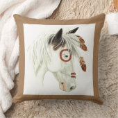 メディシン威厳のあるハットポニーホースアートバイビハレ クッション (ブランケット)