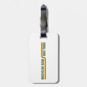 メディシン弓レールのワイオミング ラゲッジタグ (裏面縦)