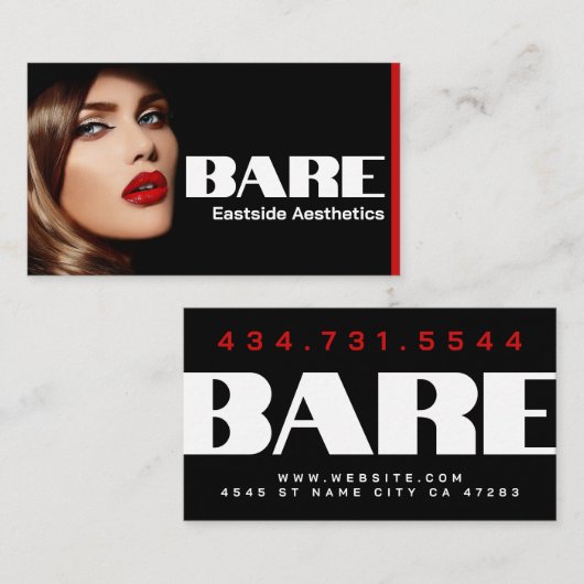 メディスパエステティクスインジェクター 名刺 (正面/裏面)