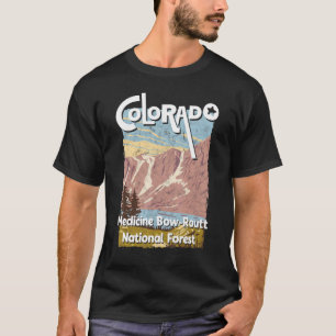 メディスンボウ・ラウト・ナショナル・フォレスト ロッキーマウンテン Tシャツ