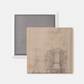 メディチ礼拝堂のデザイン マグネット (正面/裏面)