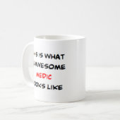 メディッ素晴らしク コーヒーマグカップ (正面左)