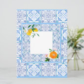 メディテラニアンスタイル、レモン、アマルフィスタイル 招待状 (スタンド正面)