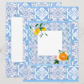 メディテラニアンスタイル、レモン、アマルフィスタイル 招待状 (正面/裏面)