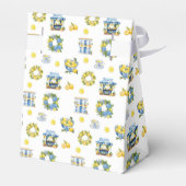 メディテレーニアンの夏のレモン柄 フェイバーボックス (裏面サイド)