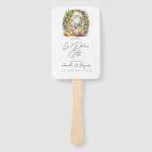 メディテレーニアンスタイル ラ・ドルチェ・ヴィータ ウェディングプログラム ハンドファン (正面)