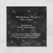 *～*メディテーショングリッターバードイーグルパステルヨガ スクエア名刺 (裏面)