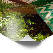 メディナのオアシス – マラケシュ，モロッコ フォトプリント            (角)