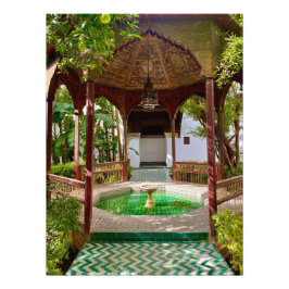 メディナのオアシス – マラケシュ,モロッコ フォトプリント