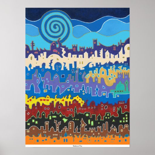 メディナオブフェズ – プリント (正面)