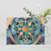 "メディナ迷路:モロッコインスパイア幾何デザインf シーズンカード (スタンド正面)